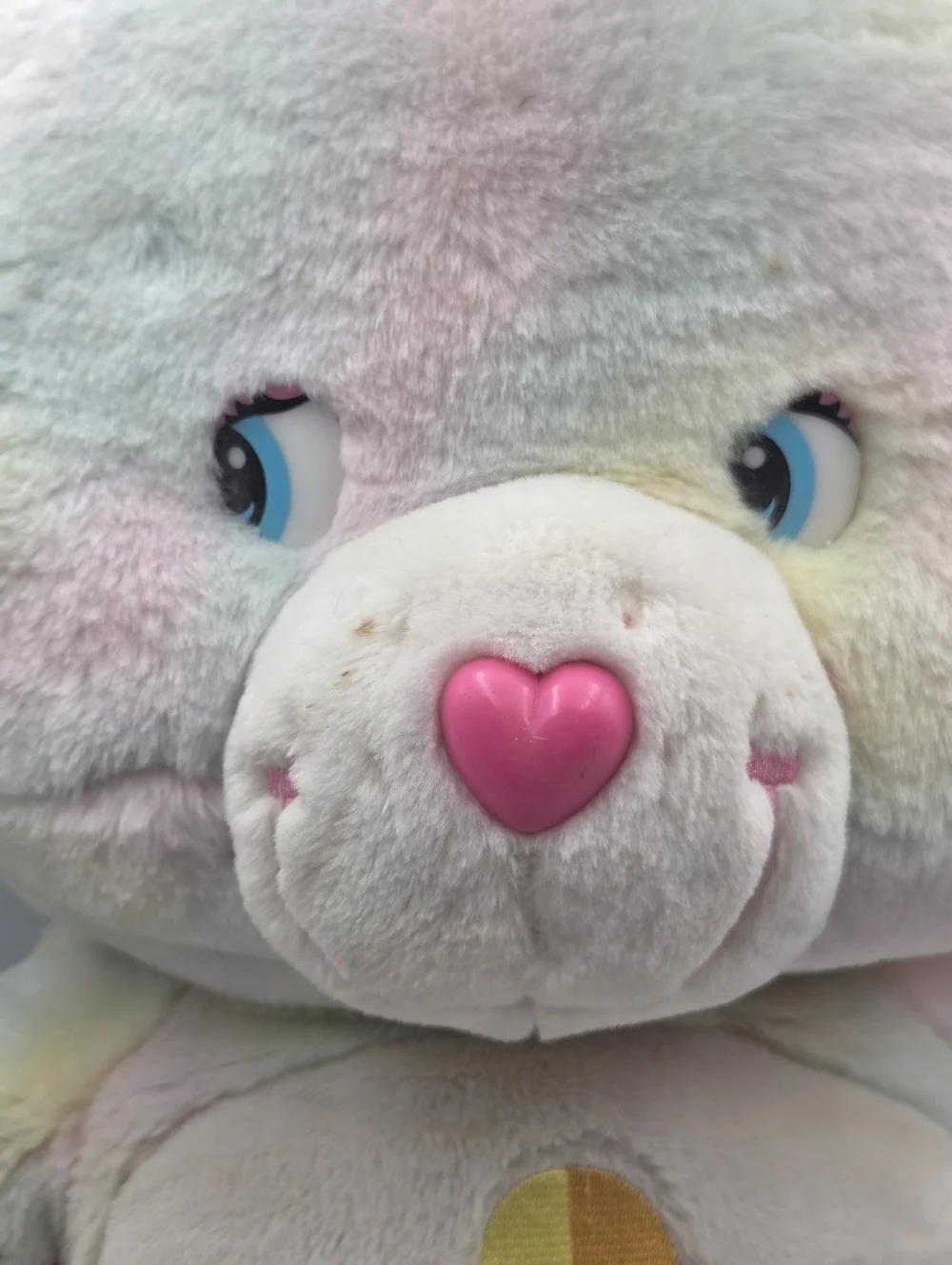 Care Bears True Heart Bear Plush Jumbo Large Collectors Doll Rainbow 25” 2005
